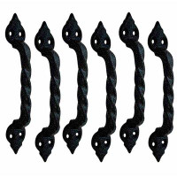 The Renovators Supply Inc. Wrought Iron Twisted Door Pull Plate