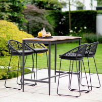 NashyCone Modern simple leisure patio dining table and chair