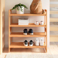 Dotted Line™ 12 Pair Stackable Shoe Rack