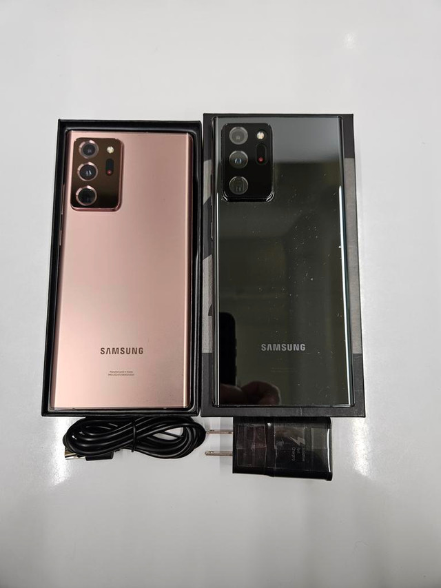 Samsung Galaxy Note 20 20 Ultra CANADIAN MODEL UNLOCKED new condition with 1 Year warranty includes all accessories in Cell Phones in New Brunswick