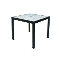 BFM Seating Surf Inlay Square 36" L x 36" W Table