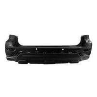 Bumper Rear Nissan Pathfinder 2017-2020 Primed With Textured Lower With Sensor Without Trailer Hitch Capa , NI1100315C