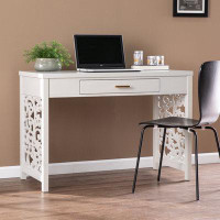 Lux Comfort Grey Lattice Desk With Storage
