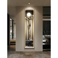 Orren Ellis Abstract Figure Glow Glow Led Lamp