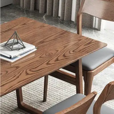 Corrigan Studio Solid wood ash dining table set