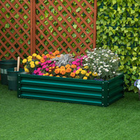 Garden Bed 47.25" x 23.5" x 12" Green