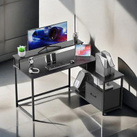 Ebern Designs Home Office Computer Desk - Black