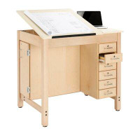 Diversified Woodcrafts Solid Wood Drafting Table