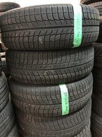 215/60R17 Michelin Xice 4 used tires 75% tread left FREE INSTALLATION and BALANCE!