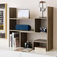 DormCo Yak About It Compact Adjustable Dorm Desk Bookshelf