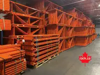 We are Canadas premier stocking pallet rack supplier. REDIRACK - New and used in stock - We ship across Canada