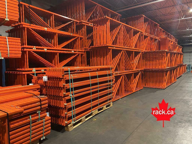 We are Canadas premier stocking pallet rack supplier. REDIRACK - New and used in stock - We ship across Canada in Other Business & Industrial