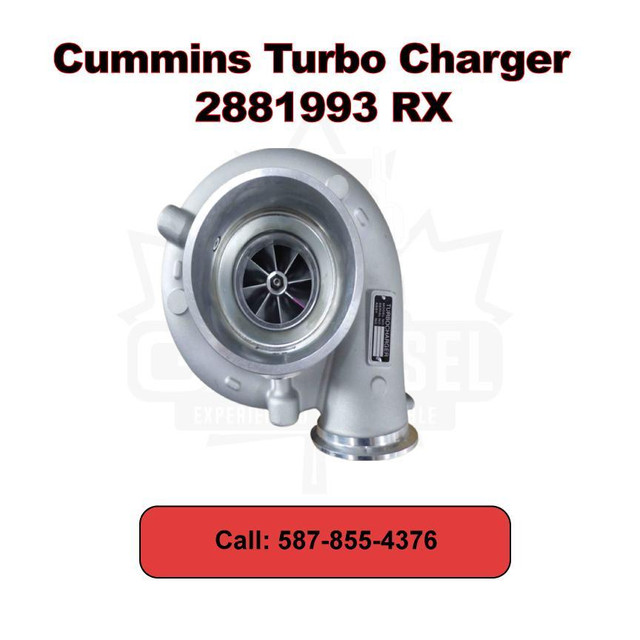 Cummins Turbo Charger 2881993 RX in Engine & Engine Parts