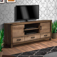 Loon Peak Eliezer Solid Wood TV Stand for TVs up to 75"