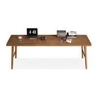 Corrigan Studio 70.87" Nut-brown Rectangular Solid Wood desks
