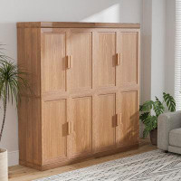 Hokku Designs 62" Storage Cabinet with Adjustable Shelves