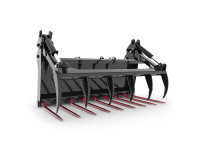 NEW HYDRAULIC SKID STEER MANURE FORK GRAPPLE 72 IN MP1200