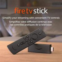 FIRE TV STICK 3RD GENERATION 2021 WITH ALEXA VOICE REMOTE (INCLUDES TV CONTROLS), HD STREAMING DEVICE