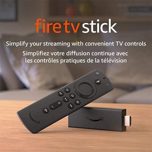 FIRE TV STICK 3RD GENERATION 2021 WITH ALEXA VOICE REMOTE (INCLUDES TV CONTROLS), HD STREAMING DEVICE in Video & TV Accessories in Toronto (GTA)