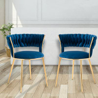 Mercer41 Set of 2 Leisure Dining Chairs: Enhance Your Dining Experience