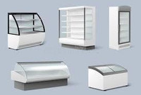 Glass Door Cooler Pastry Display Cooler Open Merchandiser - Used Equipment List - Rent to Own