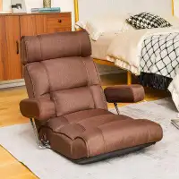 Orren Ellis Orren Ellis Adjustable Lazy Sofa With Stepless Adjustable Back & 6-Position Head/Lumbar/Seat Blue