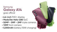 Samsung Galaxy A14 sealed with warranty!