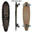 Easy People Longboard Pintail PT-2 Series Natural Complete + Grip Tape