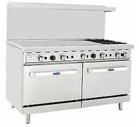 Combo gas ranges - 48 flat top grill with 2 open burners - 2 ovens - 60 -BRAND NEW - SPECIAL CLEARANCE