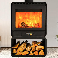 Hansabenne 3000 Square Feet Direct Vent Wood Burning Stove Freestanding Cozy Hearth Wood Burner Fireplace