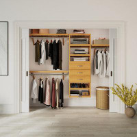 John Louis Home John Louis Home Solid Wood Reach-In Closet System with 3-Drawers