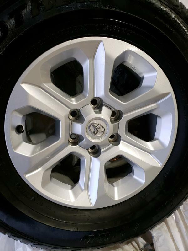 BRAND NEW TAKE OFF  TOYOTA  4 RUNNER   ALLOY WHEELS WITH HIGH      PERFORMANCE 265 / 70 / 17 ALL SEASONS WITH SENSORS in Tires & Rims in Ontario - Image 2