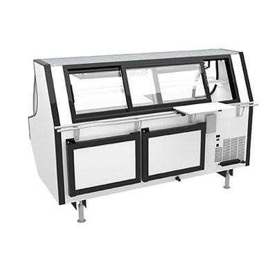 Pro Kold Curved Glass 99 Refrigerated Fresh Meat Display Case in Other Business & Industrial - Image 2