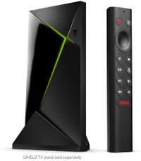 NVIDIA SHIELD ANDROID TV PRO | 4K HDR STREAMING MEDIA PLAYER, HIGH PERFORMANCE, DOLBY VISION, 3GB RAM, 2X USB, WORKS WIT
