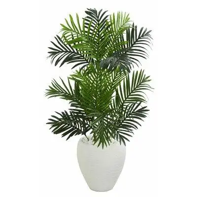 Highland Dunes 26.5" Artificial Palm Tree in Planter
