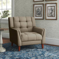 Wade Logan Greenmont 81.99Cm Wide Tufted Polyester Armchair