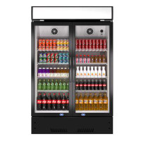 KICHKING KICHKING 38.3'' Commercial Merchandising Refrigerator, 17 Cu.ft Drink Refrigerator for Office or Bar