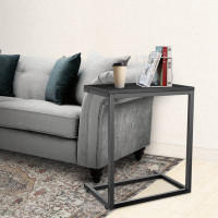 GZMWON C Shaped End Table