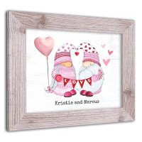 The Holiday Aisle® Valentines Gnomes Framed Print 2  Framed Print