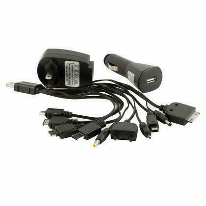 Universal 10-in-1 Multifunction USB Car & Wall AC Charger for Mobile Phones and More in Cell Phone Accessories in West Island - Image 2