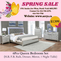 Spring Special sale on Furniture!! Bedroom Sets on Sale! www.aerys.ca