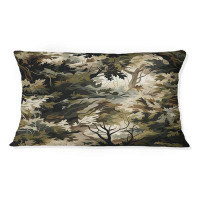 East Urban Home Wilderness Forest Pattern Harmony - Floral Printed Throw Pillow