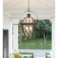 Birch Lane™ Amber 2 -Bulb 23.5" H Outdoor Hanging Lantern
