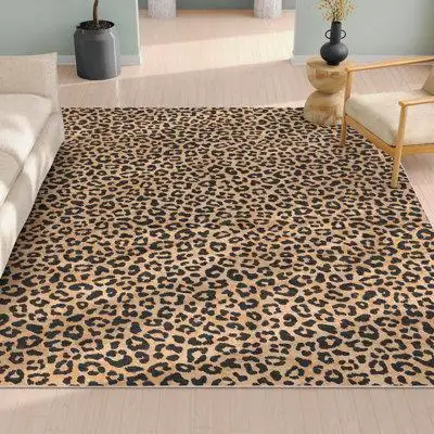 Featuring the iconic leopard print pattern these rugs are the main attraction in any room! The Apoll...