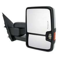 Mirror Passenger Side Gmc Sierra 1500 2015-2018 Power Heated Tow Type With Memory/Side Marker/In-Glass Turn Signal/Cargo