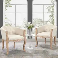 Ophelia & Co. Vintage Tufted Upholstered Accent Chair