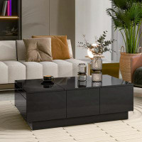 Wrought Studio Multifunctional Coffee Table With 2 Large Hidden Storage Compartment