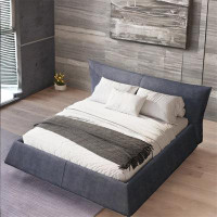 Latitude Run® King Size Upholstered Platform Bed