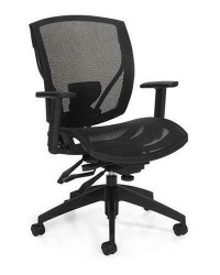 Global Ibex Multi-Tilter Task Chair - #MVL2823 - Brand New