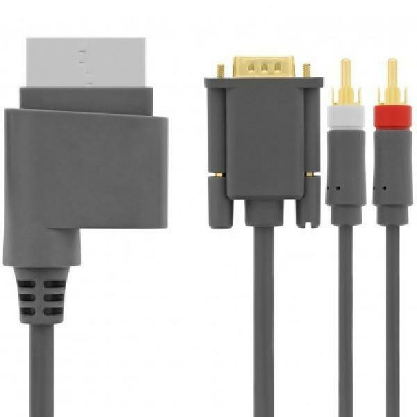 6 ft. High Definition VGA - Video &amp; Audio Compatible Cable for Microsoft Xbox 360 - Gray - 69790 in XBOX 360 in Québec - Image 3